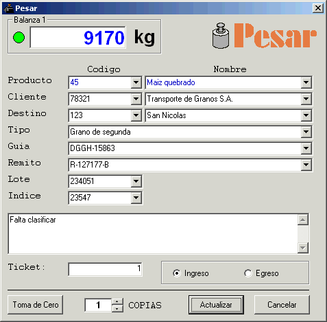 Pesar – KYASERV Balanzas y Servicios